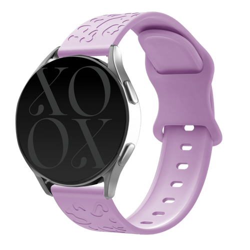 xoxo Wildhearts - Honor Magic Watch 2 42mm siliconen bandje Leopard Print - lilac