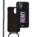 Black Personalized Cord Case - iPhone 12