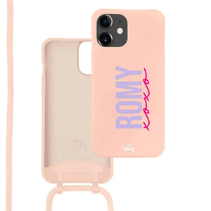 xoxo Wildhearts - iPhone 11 - Pink Personalized Cord Case