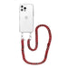 iPhone 11 Pro - Red Roses Transparant Cord Case - Long Cord
