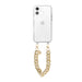 Cream Latte Transparant Cord Case - Short Cord - iPhone 12