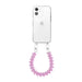 Funky Hearts (Pink) Transparant Cord Case - iPhone 12