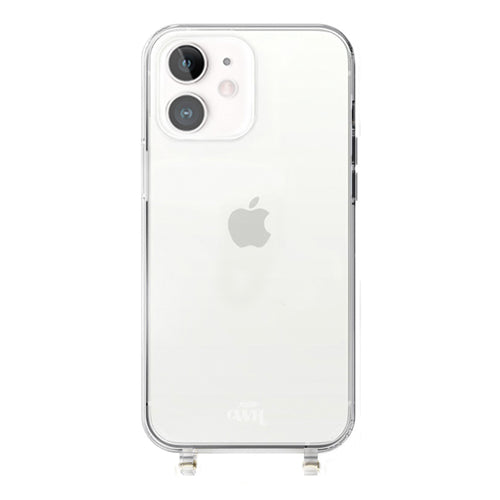 xoxo Wildhearts iPhone 12 - Phone Cord Case (no cord) Transparant Case