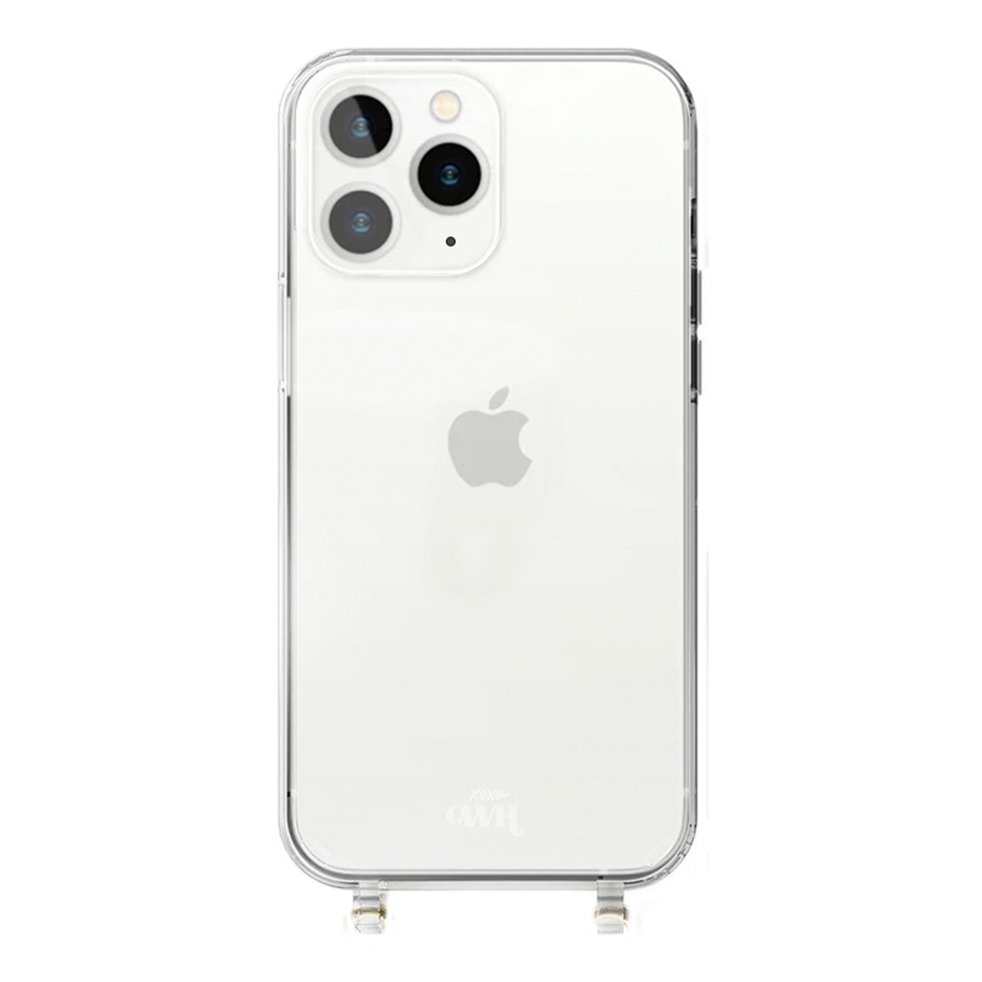 xoxo Wildhearts iPhone 12 Pro Max - Phone Cord Case (no cord) Transparant Case
