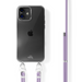 Purple Cord Transparant Cord Case - iPhone 12