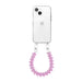 Funky Hearts (Pink) Transparant Cord Case - iPhone 13 Mini