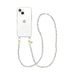 Pearlfection Transparant Cord Case - Long cord - iPhone 13 Mini