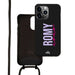 iPhone 16 Pro - Black Personalized Cord Case