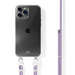 iPhone 13 Pro Max - Purple Cord Transparant Cord Case