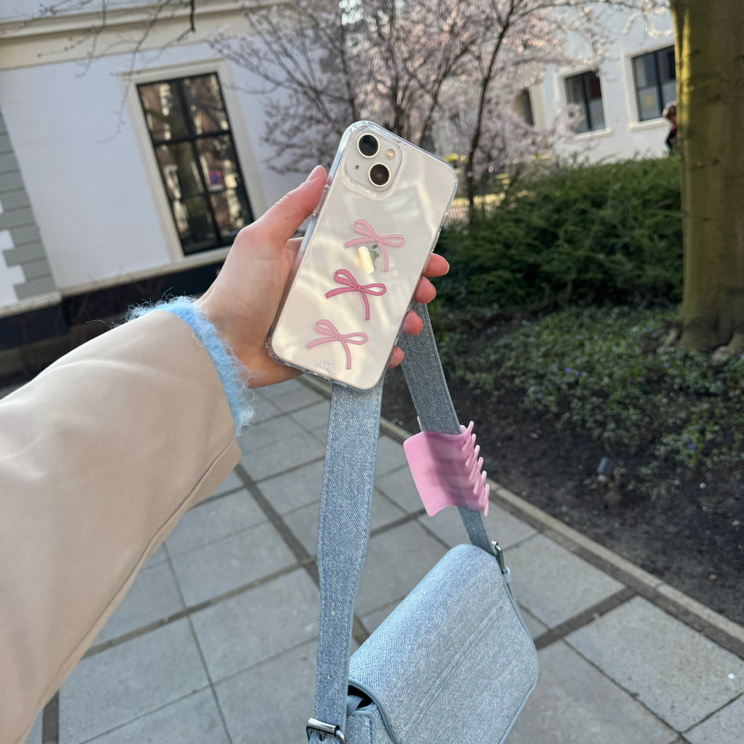 xoxo Wildhearts - iPhone 14 Plus - Bow It Up Clear Case