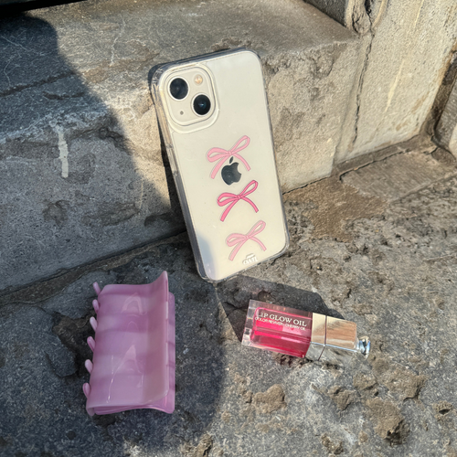 xoxo Wildhearts - iPhone 14 Plus - Bow It Up Clear Case