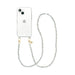 Pearlfection Transparant Cord Case - Long cord - iPhone 14 Plus