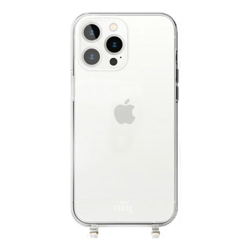 xoxo Wildhearts iPhone 14 Pro Max - Phone Cord Case (no cord) Transparant Case