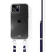 Navy Overload Transparant Cord Case - iPhone 15