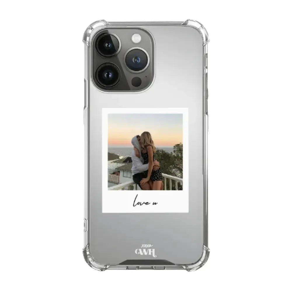 xoxo Wildhearts - iPhone 15 Plus - Personalized Polaroids Mirror Case