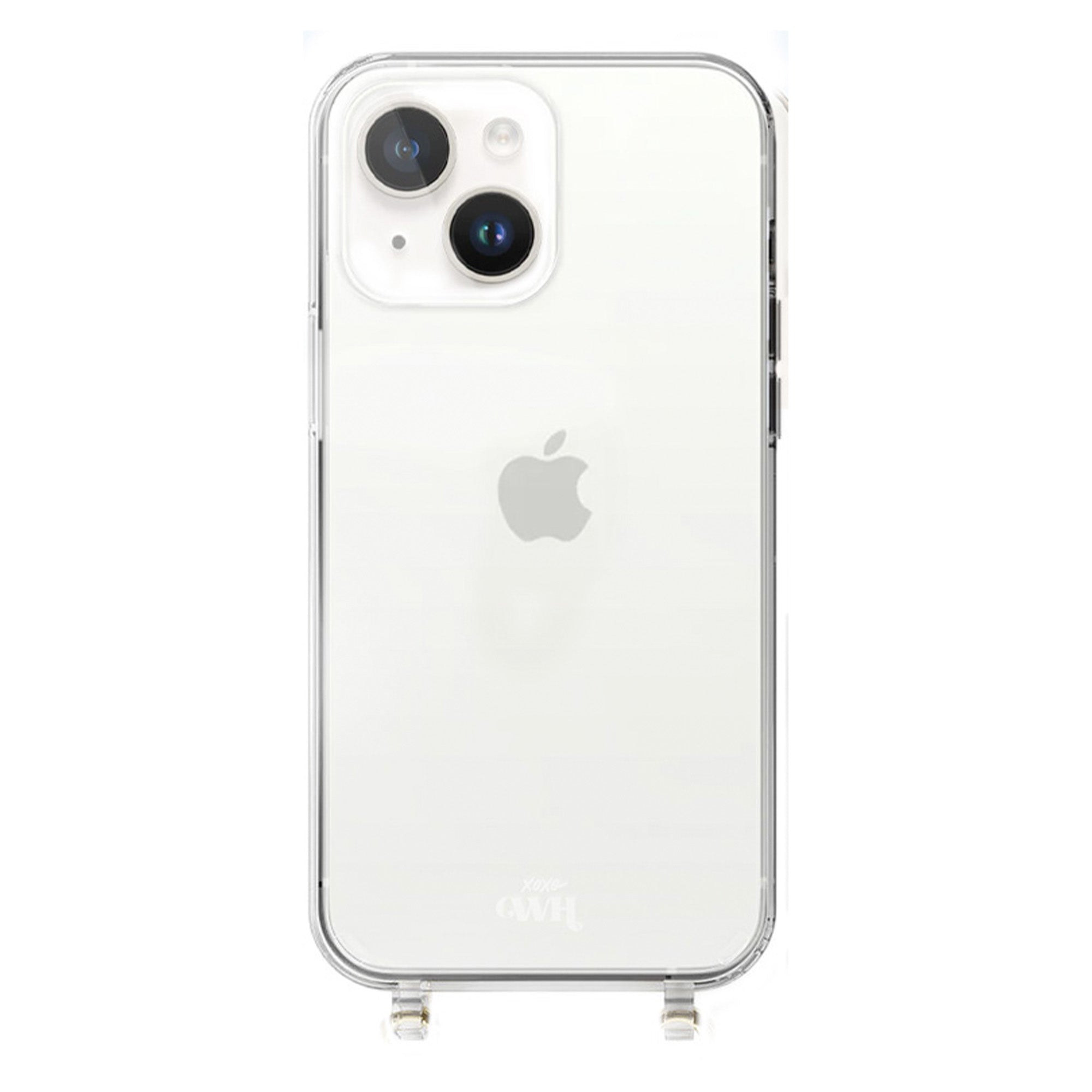 xoxo Wildhearts iPhone 15 Plus - Phone Cord Case (no cord) Transparant Case