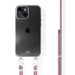 iPhone 15 plus - rosa Stimmung transparente Kabelbaumkoffer