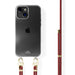 Red Rules Transparant Cord Case - iPhone 15 Plus