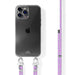 iPhone 15 Pro Max - Wildhearts Transparent Purple Fever Cord Case