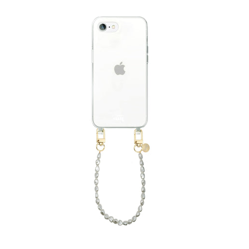 xoxo Wildhearts - iPhone 7/8 Plus - Pearlfection Transparant Cord Case - Short cord