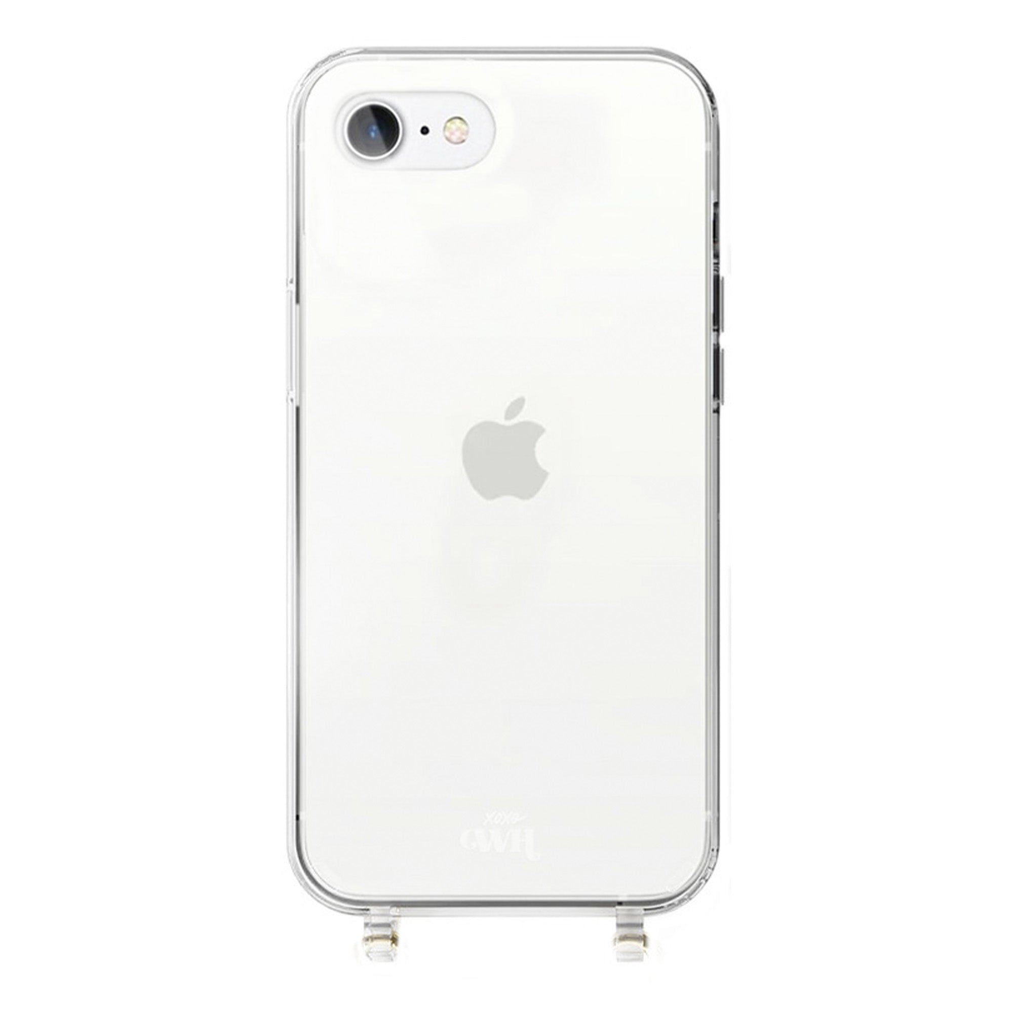 xoxo Wildhearts iPhone 7/8/SE (2020/2022) - Phone Cord Case (no cord) Transparant Case