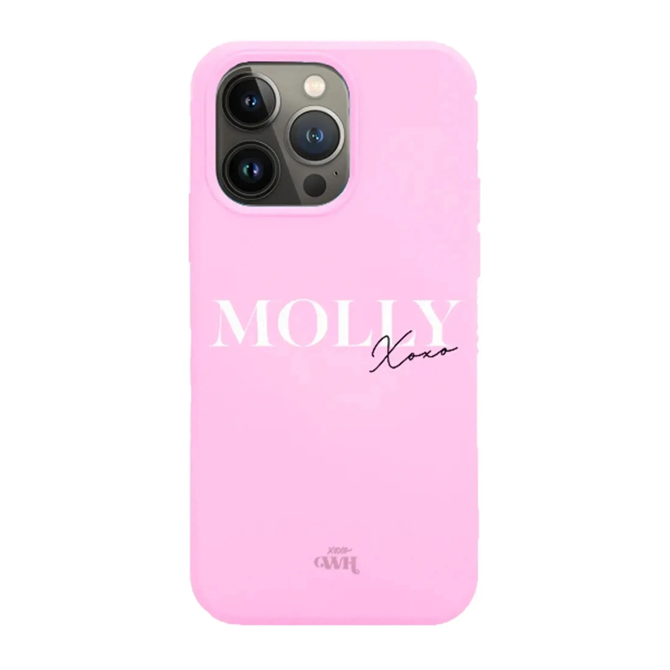 xoxo Wildhearts - iPhone XR Pink - Personalized Colour Case