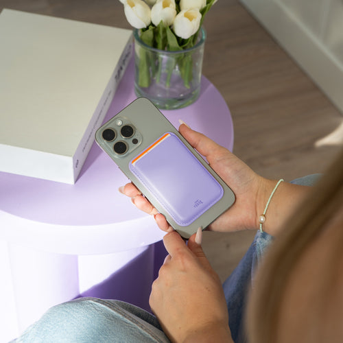 xoxo Wildhearts - MagSafe Wallet (Lila)