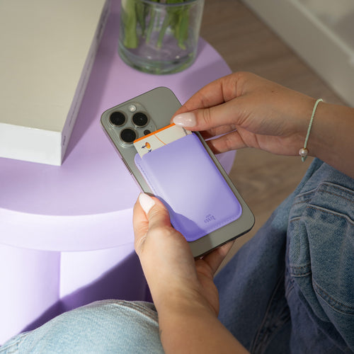 xoxo Wildhearts - MagSafe Wallet (Lila)