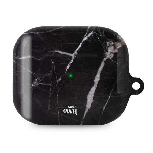 xoxo Wildhearts - Marble Black Mood - AirPods
