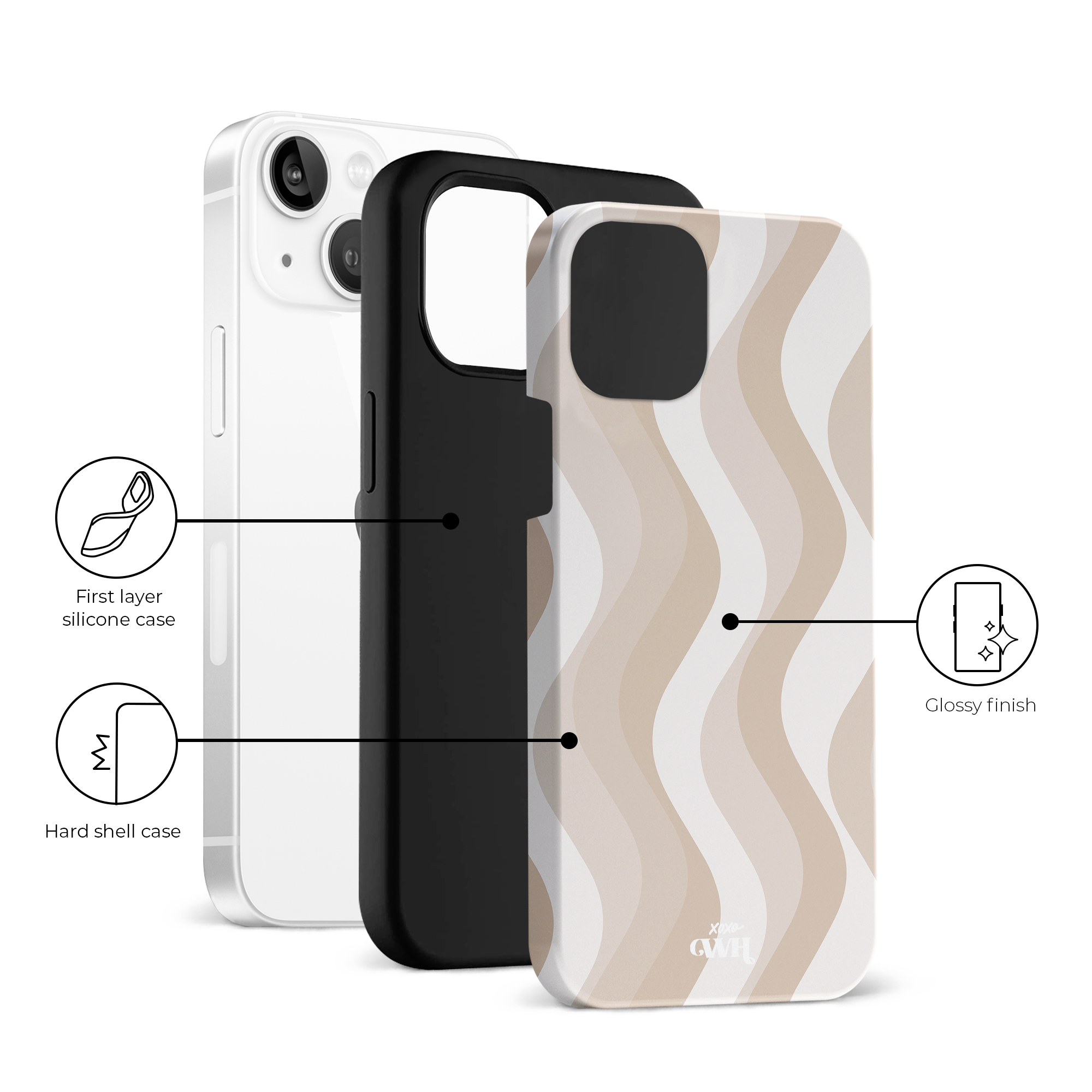 xoxo Wildhearts Minimal Nude - iPhone 15 Plus