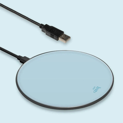 xoxo Wildhearts - Personalized Wireless Charger - Blue