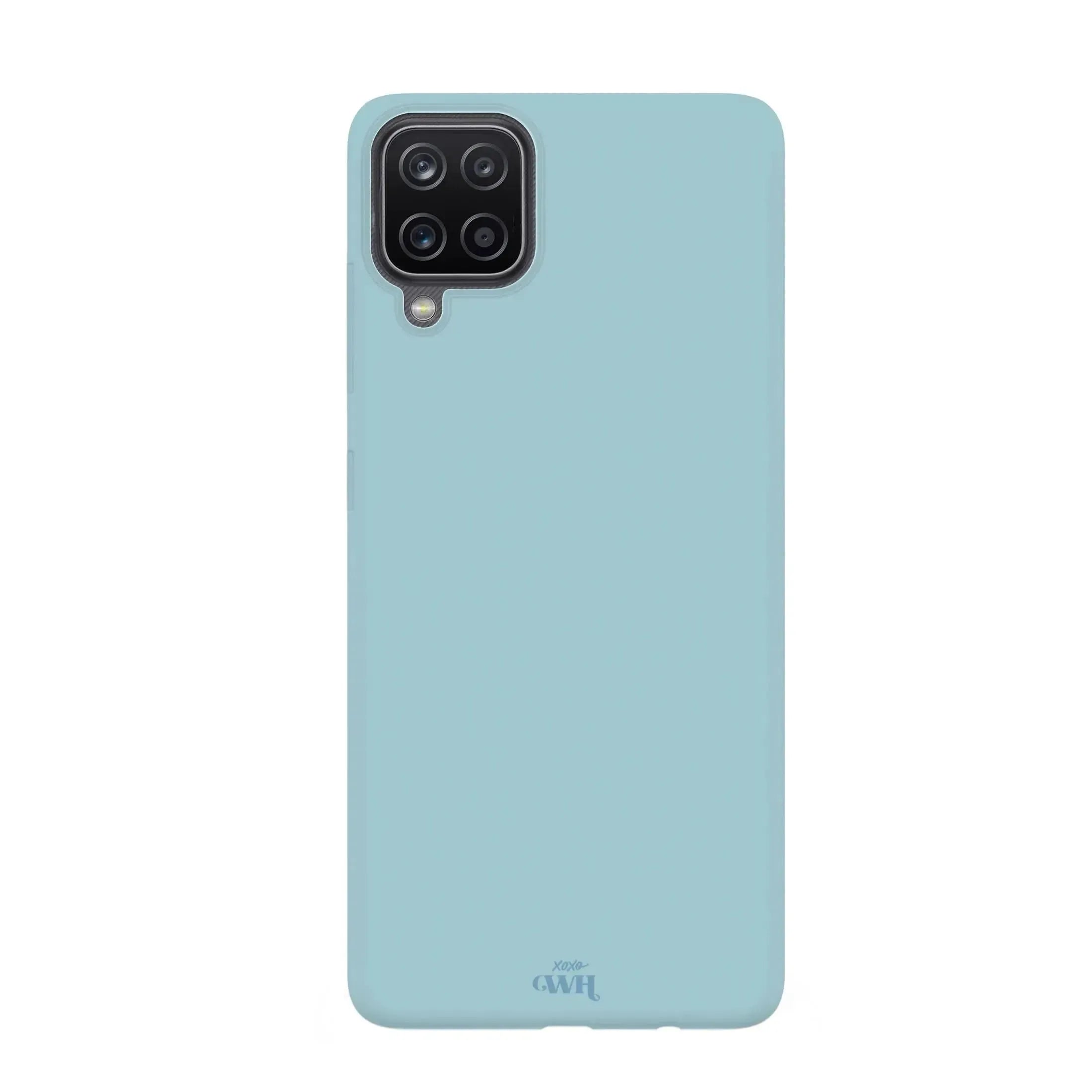 xoxo Wildhearts - Samsung A12 Blue - Personalized Colour Case