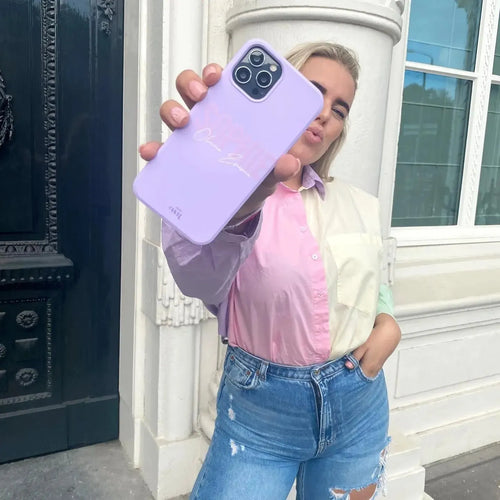 xoxo Wildhearts - Samsung A12 Purple - Personalized Colour Case