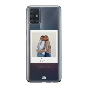 xoxo Wildhearts - Samsung A71 - Personalized Polaroids Case