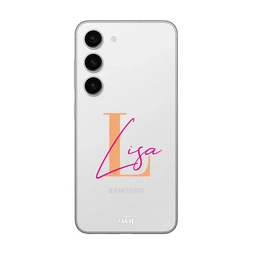 xoxo Wildhearts - Samsung Galaxy S23 - Personalized Clear Case