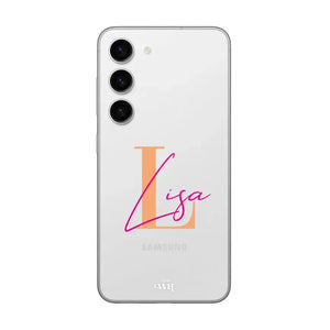 xoxo Wildhearts - Samsung Galaxy S23 Plus - Personalized Clear Case