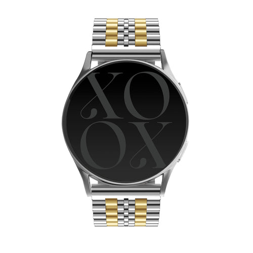 xoxo Wildhearts - Samsung Galaxy Watch 1 46mm stalen bandje (zilver/goud)
