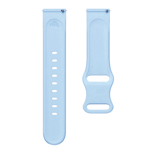 xoxo Wildhearts - Samsung Galaxy Watch 4 40mm / FE siliconen bandje Leopard Print - light blue