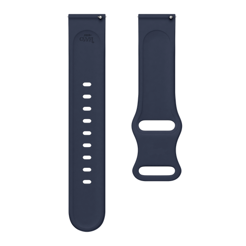 xoxo Wildhearts - Samsung Galaxy Watch Active 2 (40 & 44mm) siliconen bandje Leopard Print - midnight blue
