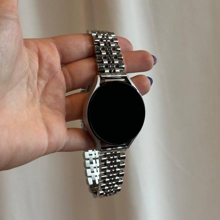 xoxo Wildhearts - Samsung Galaxy Watch Active 2 (40 & 44mm) stalen bandje (zilver)