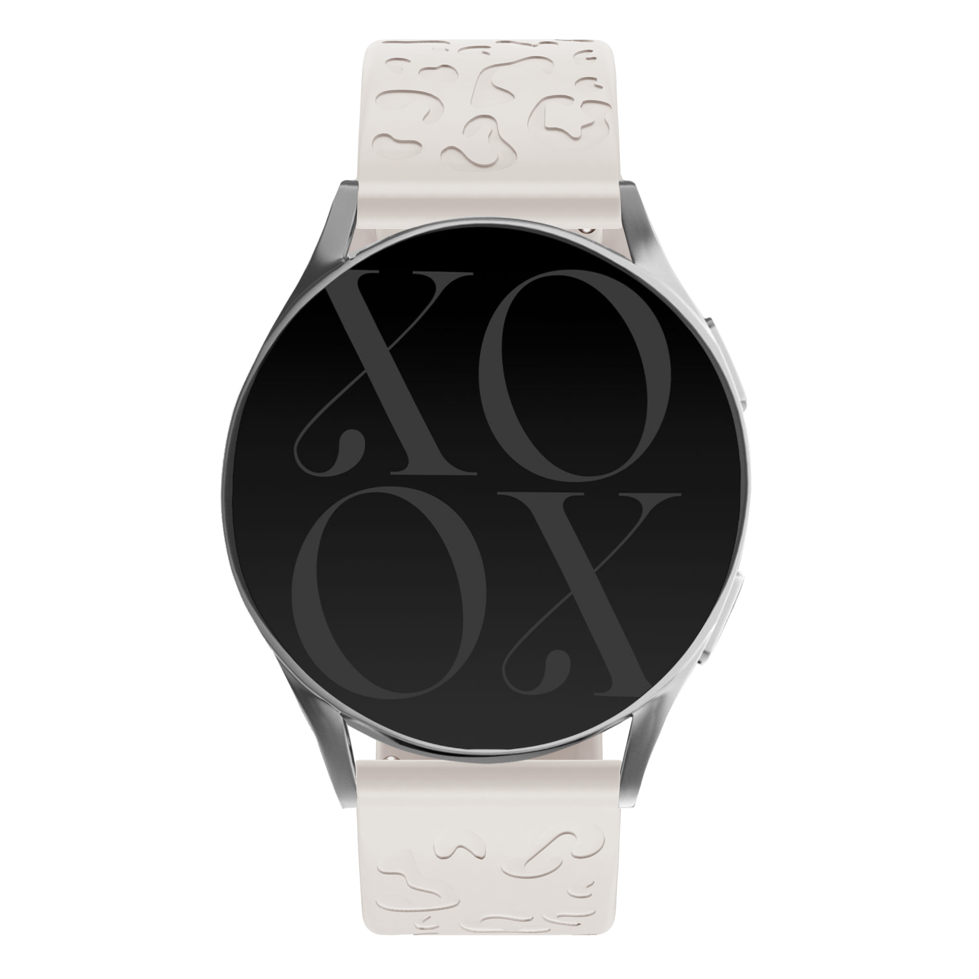 xoxo Wildhearts - Samsung Galaxy Watch Active (39mm) siliconen bandje Leopard Print - starlight