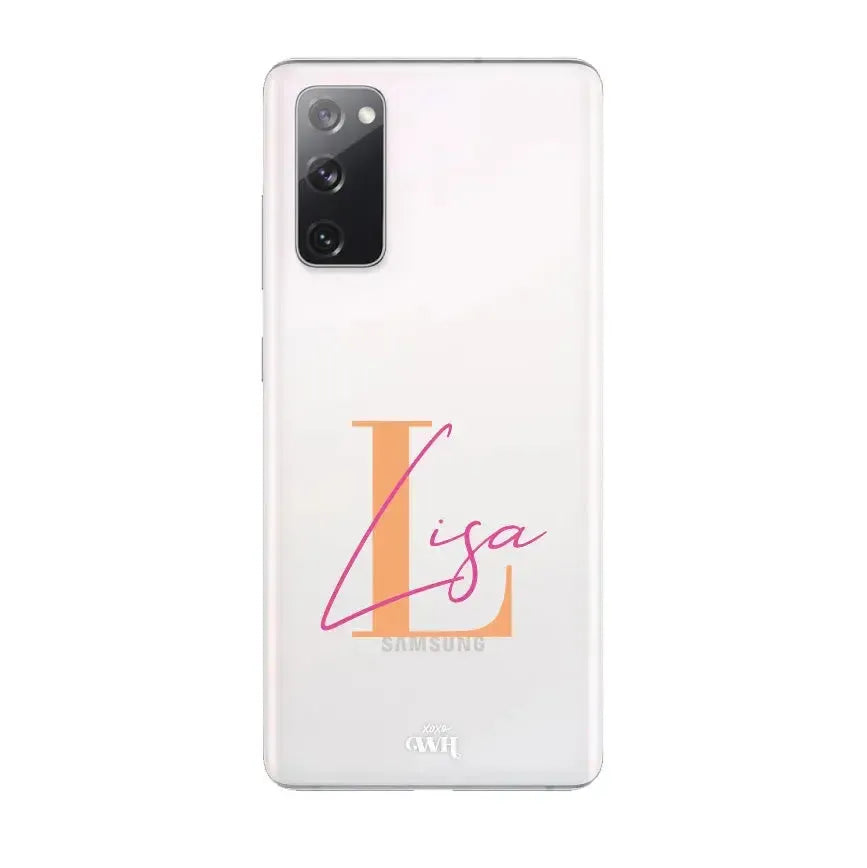 xoxo Wildhearts - Samsung S20 FE - Personalized Clear Case