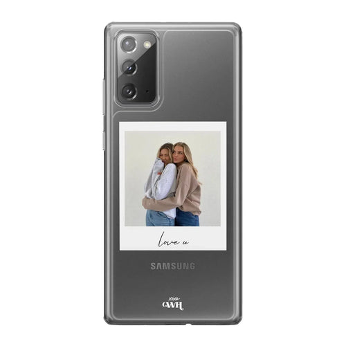 xoxo Wildhearts - Samsung S20 - Personalized Polaroids Case