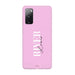 Personalized Colour Case - Pink - Samsung Galaxy S20