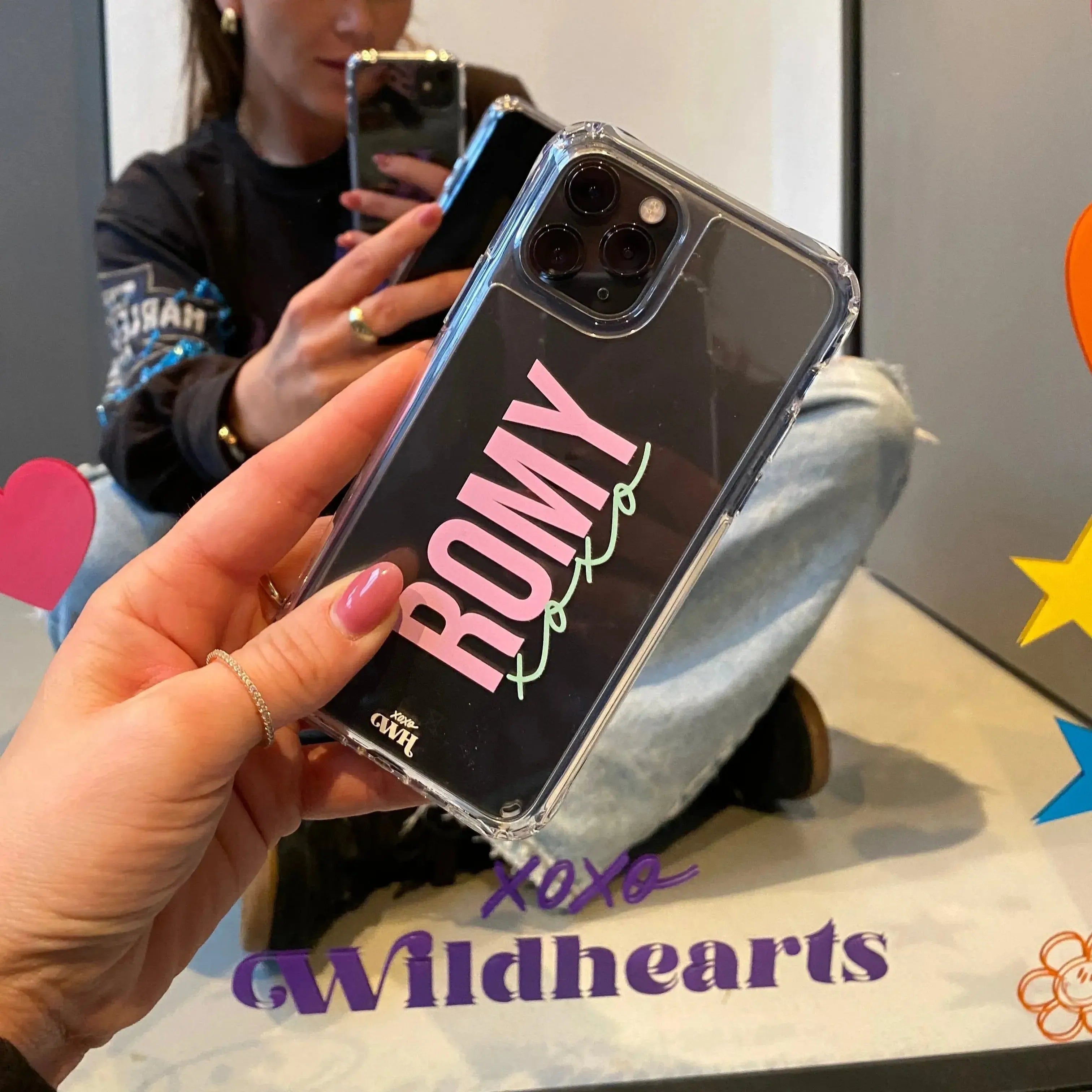xoxo Wildhearts - Samsung S22 Ultra - Personalized Clear Case