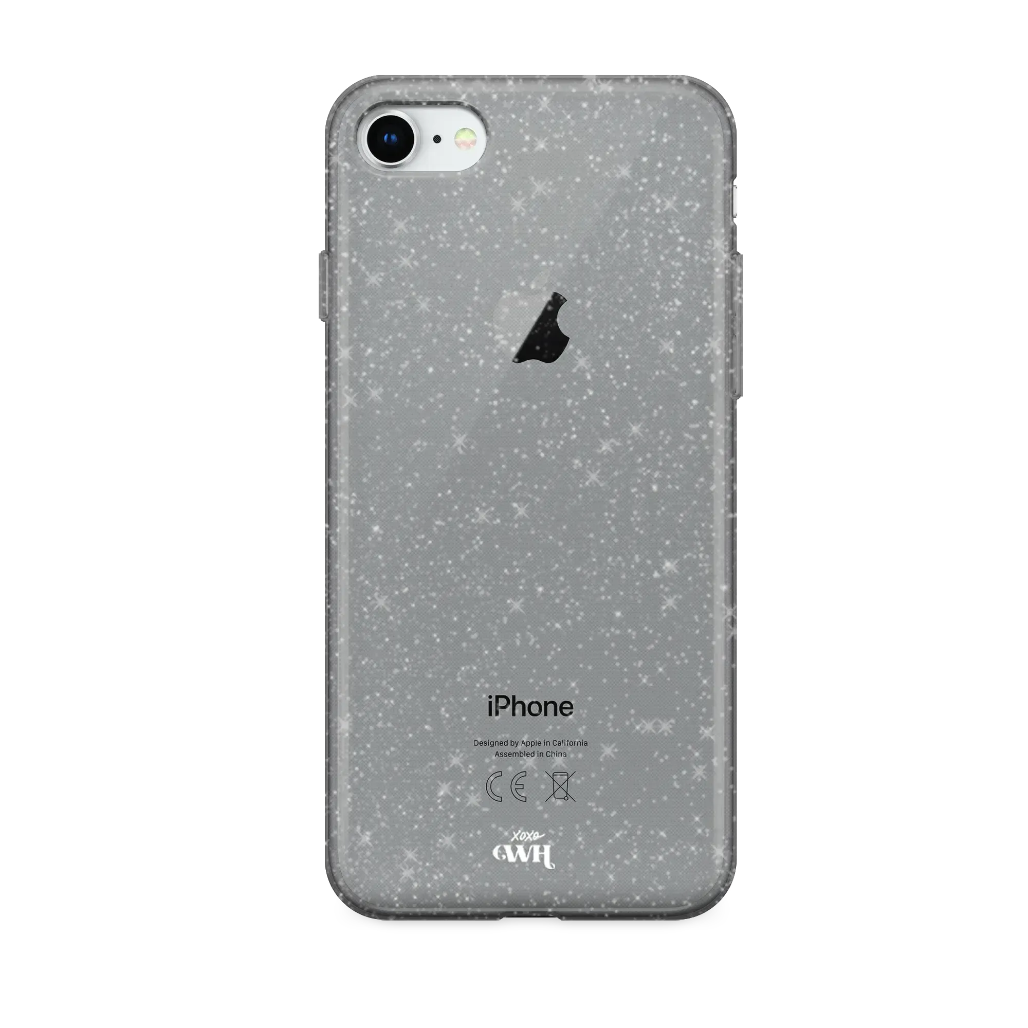 xoxo Wildhearts - Sparkle Away Black personalized - iPhone 7/8/SE