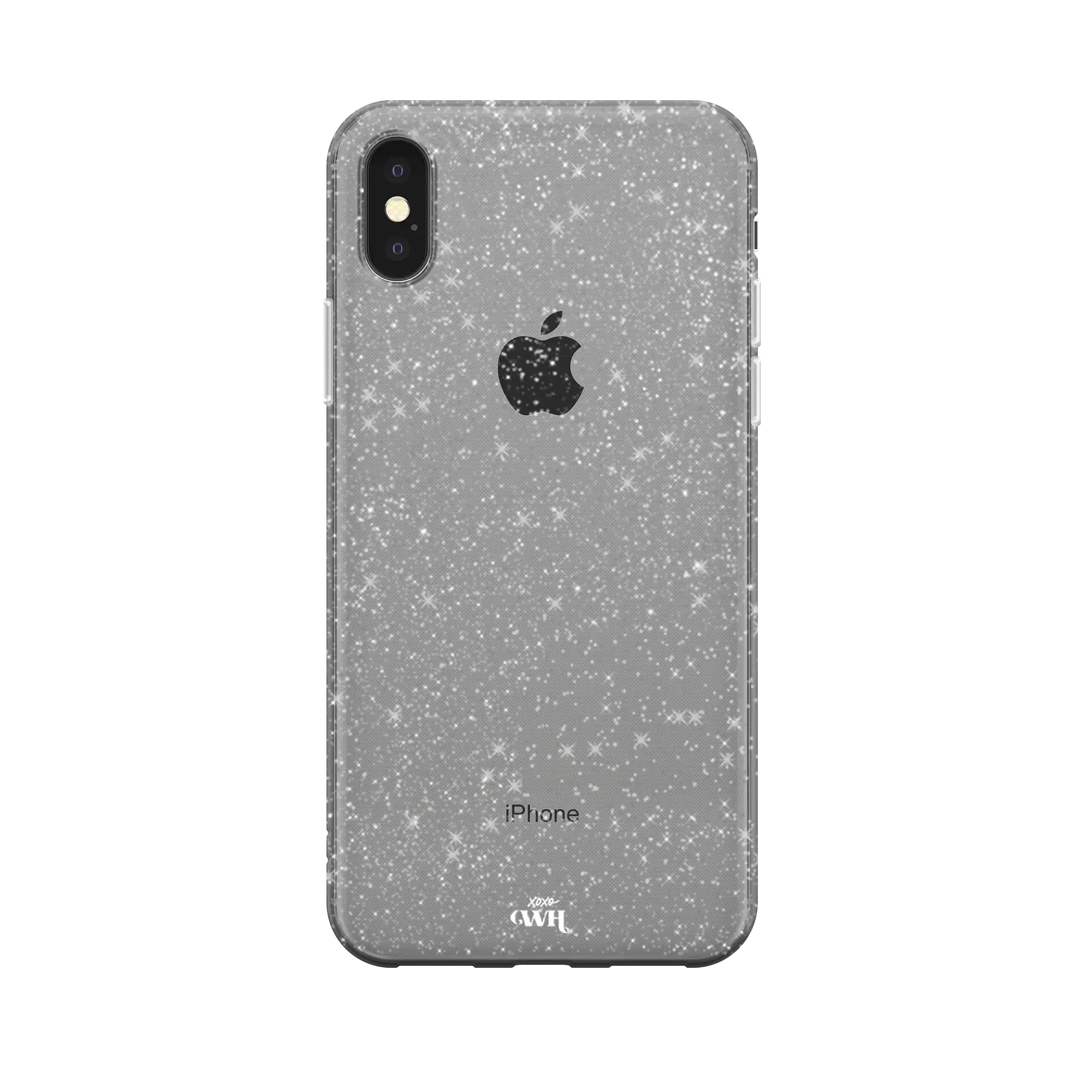 xoxo Wildhearts - Sparkle Away Black personalized - iPhone X/Xs
