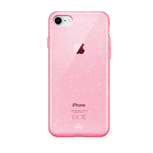 xoxo Wildhearts - Sparkle Away Pink Personalized - iPhone 7/8/SE