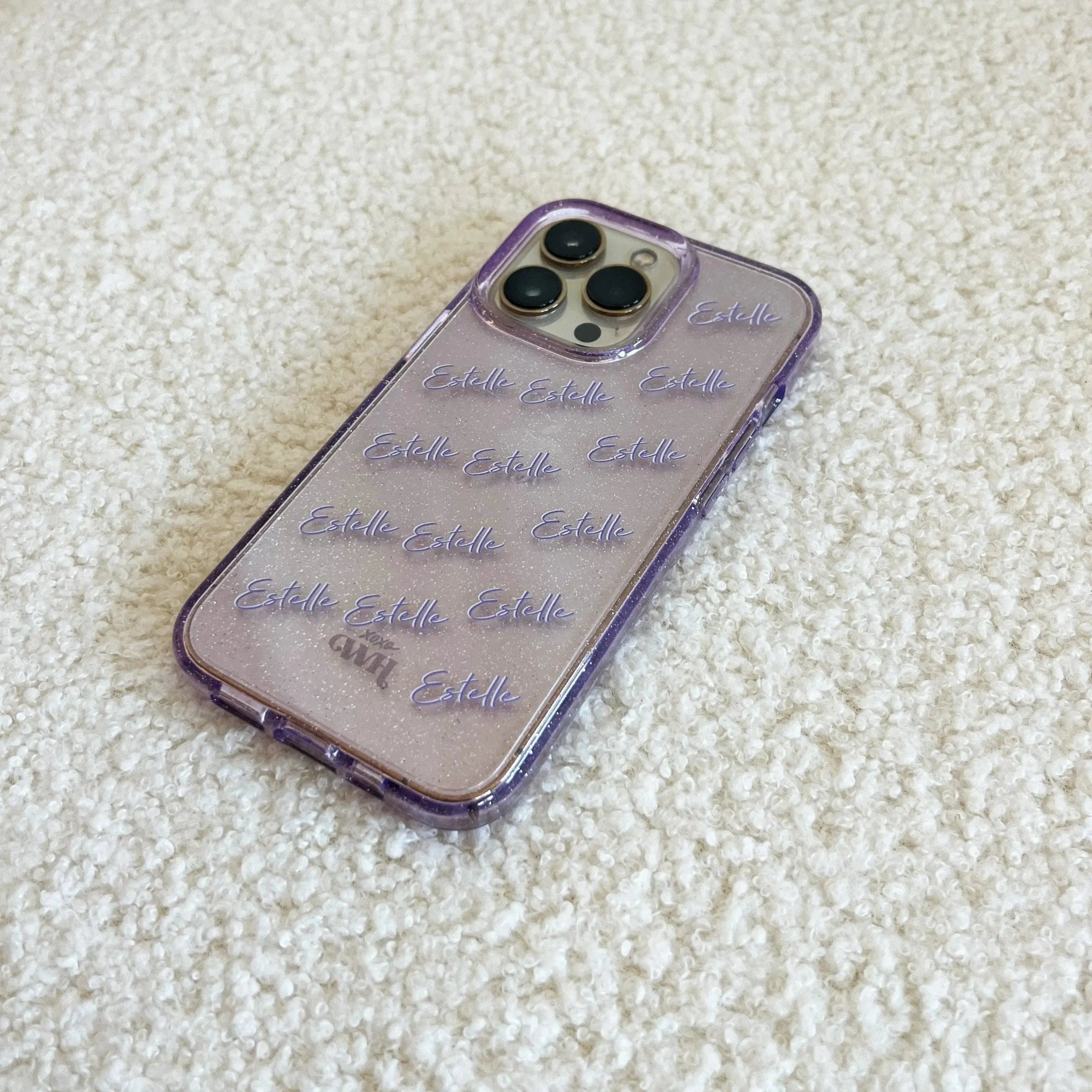 xoxo Wildhearts - Sparkle Away Purple Personalized