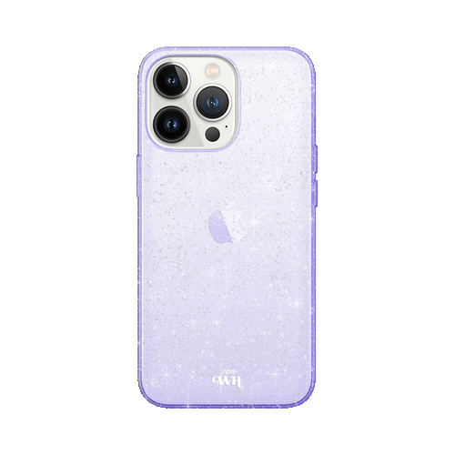 xoxo Wildhearts - Sparkle Away Purple Personalized - iPhone 14 Pro